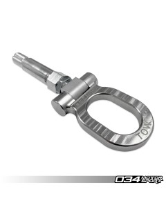Motorsport Stainless Steel Tow Hook - 105mm for Audi MQB/B8/B8.5/B9 and Volkswagen MQB