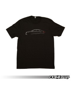 034Motorsport T-Shirt, B8 Lines Front | 034-A01-1014